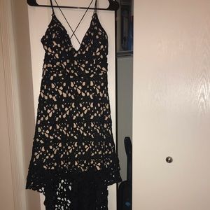 Windsor Black/Nude Dress